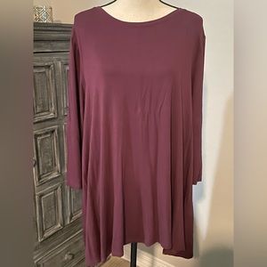 Maroon Lane Bryant long sleeve tee size 22/24.